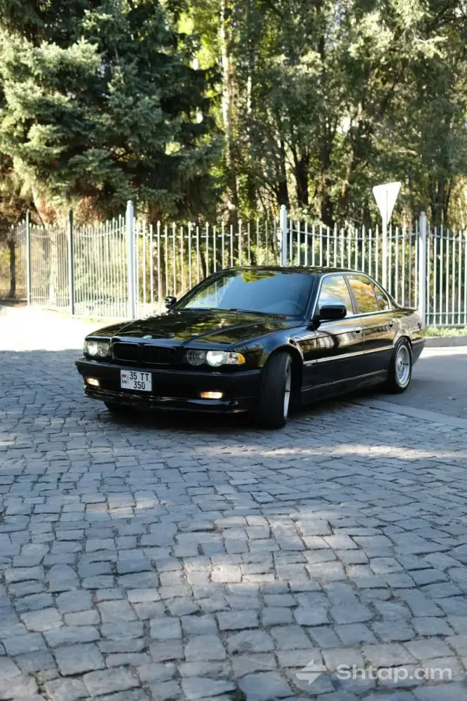 BMW 740 I 4.4 M62 1997 թ. սև սեդան վաճառքի 3