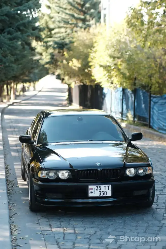 BMW 740 I 4.4 M62 1997 թ. սև սեդան վաճառքի 4