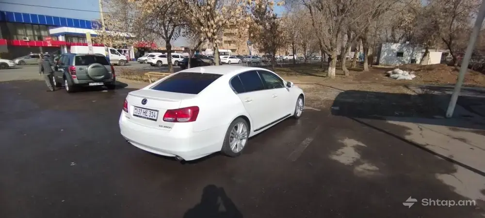 White Lexus GS Hybrid 2008 2
