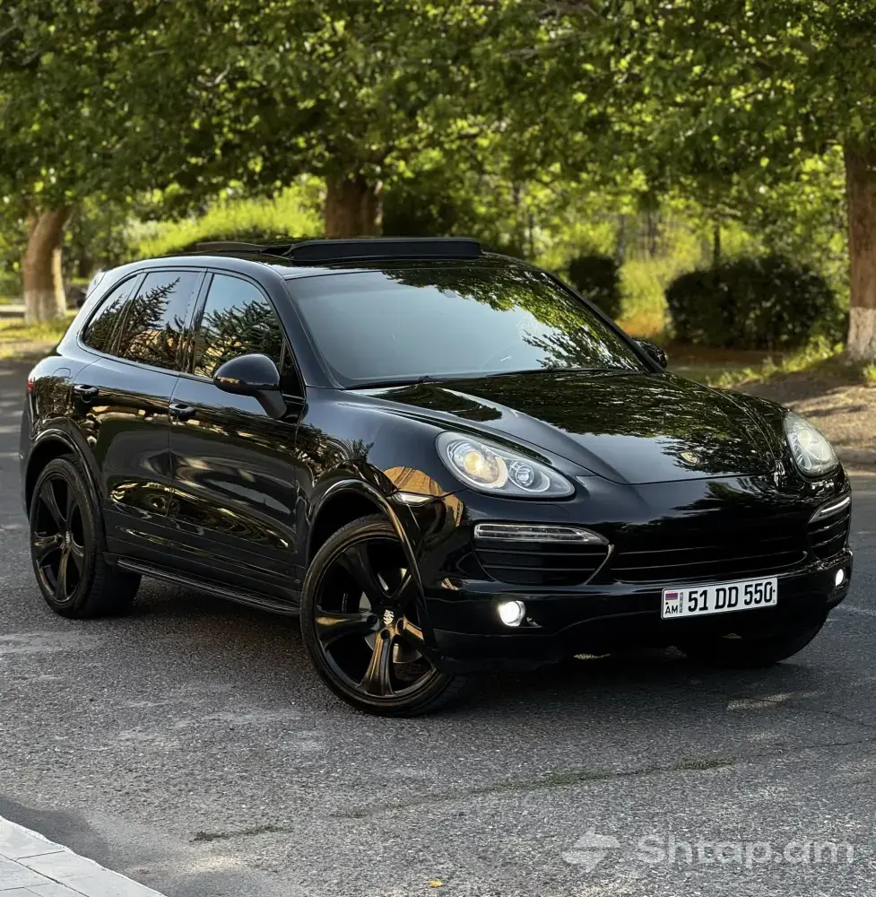 Գնեք Porsche Cayenne S՝ սև գույնով և կատարյալ վիճակում 0