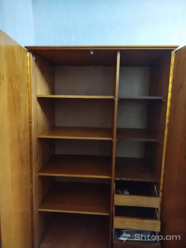 Wooden Cabinet with Shelves 0